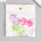 Декор для творчества пластик "Лошадки" прозрачный цветной набор 20 гр 1,4х3,5х3,2 см - Фото 5