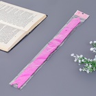 Подарочный Бант - бабочка №3, розовый блестящий, для упаковки подарков - Фото 3