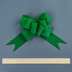 Подарочный Бант - бабочка №5, блестящий зелёный, матовый, для упаковки подарков - Фото 5