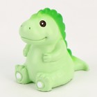 Миниатюра кукольная «Динозаврик», набор 2 шт., размер 1 шт. — 3,5 × 5 × 2 см, цвет зелёный - фото 320508910