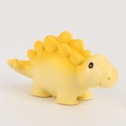 Миниатюра кукольная «Динозаврик», набор 2 шт., размер 1 шт. — 3 × 5,5 × 2 см, цвет жёлтый - фото 296192555