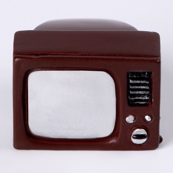 Миниатюра кукольная «Телевизор», набор 2 шт., размер 1 шт. — 2 × 2 × 2 см - фото 1907914324