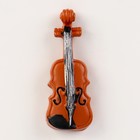 Миниатюра кукольная «Скрипка», набор 2 шт., размер 1 шт. — 1,3 × 0,5 × 3,5 см - фото 301682254