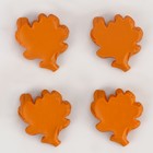 Миниатюра кукольная «Осенний лист», набор 4 шт., размер 1 шт. — 2 × 2 × 0,5 см - Фото 5