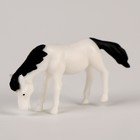 Миниатюра кукольная «Лошадка», набор 2 шт., размер 1 шт. — 4,5 × 2,5 × 1 см, цвет белый - фото 320509177