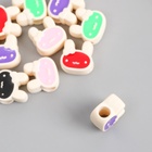 Бусина для творчества пластик «Зайка с бантиком», 0.8×1.3×1.2 см, МИКС - Фото 4