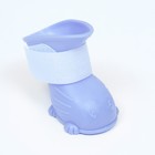 Ботинки для собак, резиновые, набор 4 шт,  размер M , голубые - фото 7860602