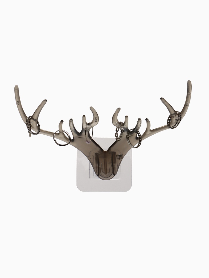 Органайзер настенный универсальный «Рога», 17.8×3.2×12 см, прозрачно-серый - Фото 1