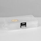 Органайзер для украшений «Шкатулка» антиокислительная 1 место, 14,6×8,5×3,5 см, цвет прозрачный - Фото 2