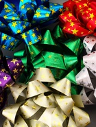 Подарочный Бант - звезда №10 «Звёзды», для упаковки подарков, набор 6 шт., МИКС - Фото 3