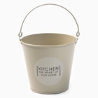 Набор подарочный «Доляна» Kitchen the heart of our home: полотенце, губка, венчик, кухонная лопатка, кисть - Фото 3