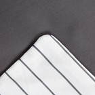 Постельное бельё Этель 2 сп Stripes: grey, 175х215см, 200х214см, 50х70см-2 шт, перкаль,114 г/м2 - Фото 13