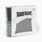 Постельное бельё Этель 2 сп Stripes: grey, 175х215см, 200х214см, 50х70см-2 шт, перкаль,114 г/м2 - Фото 14