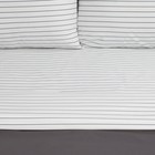 Постельное бельё Этель 2 сп Stripes: grey, 175х215см, 200х214см, 50х70см-2 шт, перкаль,114 г/м2 - Фото 10