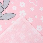 Пеленка Крошка Я "Зайки" цв. розовый, 70*120 см, 100% хлопок - Фото 4