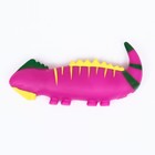 Игрушка пищащая "Хамелеон" для собак, 19 см, фиолетовая - Фото 3