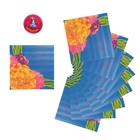 Салфетки бумажные (набор 20 шт) 33*33 см "Пионы разноцветные" - Фото 2