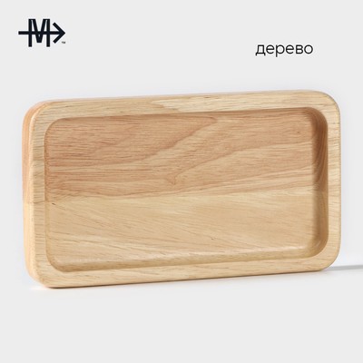 Менажница Magistro Tropical, 18×10×1.8 см, каучуковое дерево