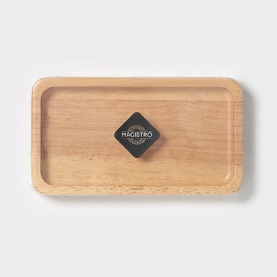 Менажница Magistro Tropical, 18×10×1.8 см, каучуковое дерево