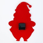 Детские настенные часы сделай сам DIY "Дед Мороз", новый год, плавный ход, 22 х 29 см - Фото 4