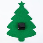 Часы настенные детские «Ёлочка», новый год, сделай сам, плавный ход, 22×29 см - Фото 4