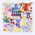 Набор для оригами с наклейками «Мир драконов» - фото 23313160