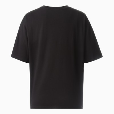 Футболка женская с кулиской MINAKU REGULAR FIT, чёрная, размер 48