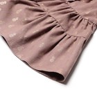 Платье Крошка Я "Ананасы", рост 74-80, коричневый - Фото 4