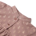 Платье Крошка Я "Ананасы", рост 86-92, коричневый - фото 24268959