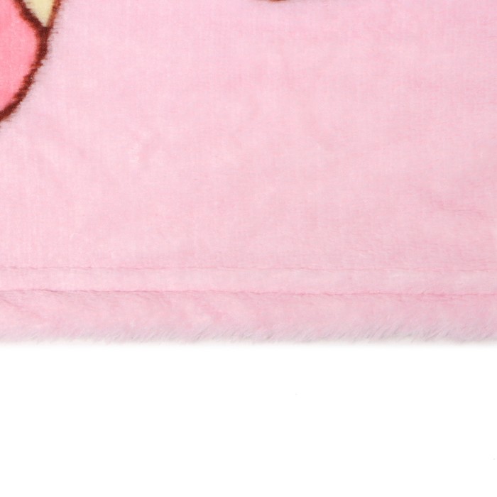 Плед Павлинка Единороги розовый 150х200см, аэрософт, 190г/м, пэ100%