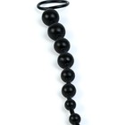 Анальные шарики Оки-Чпоки, круглые, h- 30 см, d-1 x 2.5 см, PVC, черные - Фото 4