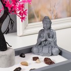 Японский сад камней настольный «Дзен. Будда медитирует у сакуры», со свечой, набор аксессуаров, 32×13×22 см - Фото 3