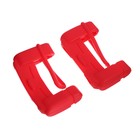 Чехол заглушки ремня безопасности, красный, набор 2 шт - Фото 3