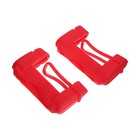 Чехол заглушки ремня безопасности, красный, набор 2 шт - фото 7861469