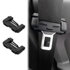 Чехол заглушки ремня безопасности, черный, набор 2 шт - Фото 1