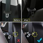 Чехол заглушки ремня безопасности, черный, набор 2 шт - Фото 2