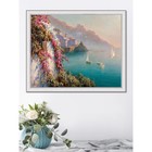 Репродукция картины «Амальфи. Цветы над морем», 40х50, рама (45-A355) - Фото 5