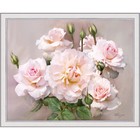Репродукция картины «Розы флорибунда», 40х50, рама (45-A355) - фото 301682536