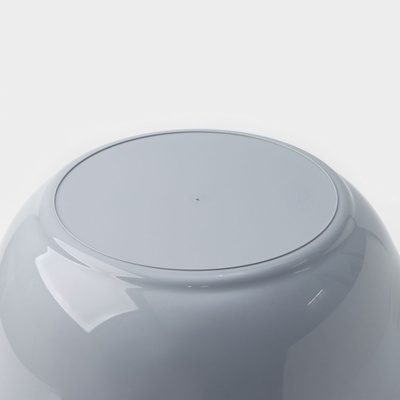 Таз с ручками, 16 л, 44.5×43×21.5 см, круглый, серый