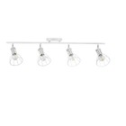 Светильник "Бостон" 4х60Вт Е14 белый/хром - фото 23348659