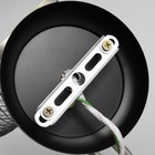 Бра "Люмен" 1х60Вт Е27 черный/латунь 20х20х15см - фото 23336922