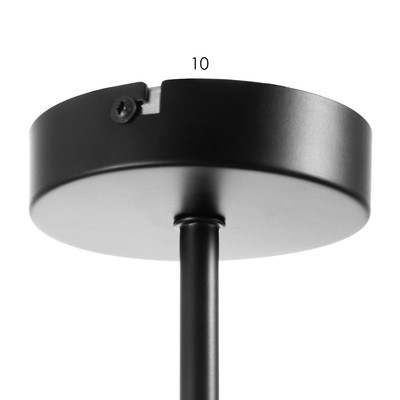 Основание для люстры лофт 6×60 Вт Е14 черный