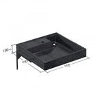 Раковина СаНта «Юпитер» 900141, над стиральной машиной, 600×600 мм, млечная, путь - Фото 3