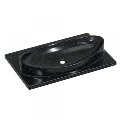 Раковина мебельная СаНта «Вега 70» 900144, литой мрамор, цвет млечный путь