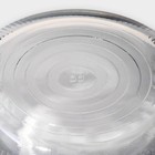 Салатник Доляна «Флора», 1.4 л, 19.5×8.5 см, стекло, серый - Фото 5