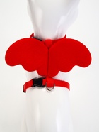 Комплект амуниции «Ангел», размер XS, шлейка 19-26 см, поводок 120×1 см, красный - Фото 4