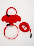 Комплект амуниции «Ангел», размер XS, шлейка 19-26 см, поводок 120×1 см, красный - Фото 5