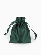 Мешочек подарочный атласный, 10×12 см, зелёный - Фото 1