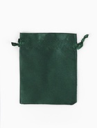 Мешочек подарочный атласный, 10×12 см, зелёный - Фото 3