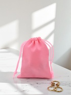 Мешочек бархатный, 7×9 см, розовый - Фото 2
